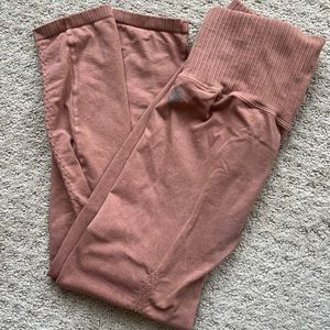 Free People leggings, pink size L